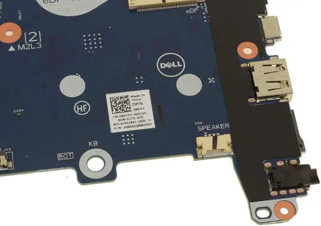 Alt view image 3 of 4 - Dell OEM Chromebook 11 5190 Laptop Motherboard System Board Motherboard 89TFY