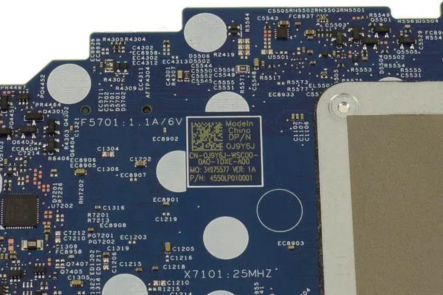 Alt view image 3 of 5 - Dell OEM Inspiron 5402 Motherboard System Board Core i3 3.0GHz J9Y6J