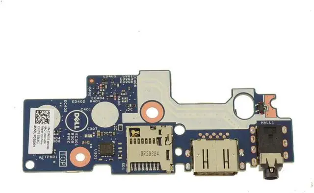 Alt view image 2 of 3 - Dell OEM Inspiron 5401 USB Audio Port SD Card Reader IO Circuit Board 3XKGT