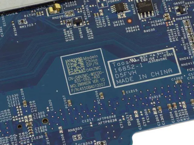 Alt view image 4 of 4 - Dell OEM Latitude 3480 3580 Motherboard System Board Intel i5 2.6GHz CPU 4N7MC