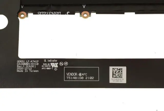 Alt view image 4 of 5 - Dell Alienware M15 R4 Gaming Laptop Cherry MX Backlit Mechanical Keyboard Assembly XDPC4