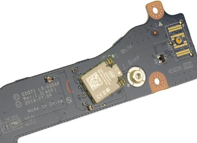 Alt view image 4 of 4 - OEM Alienware m17 R2 Right Side WLAN Card USB Ports IO Circuit Board  3R51M