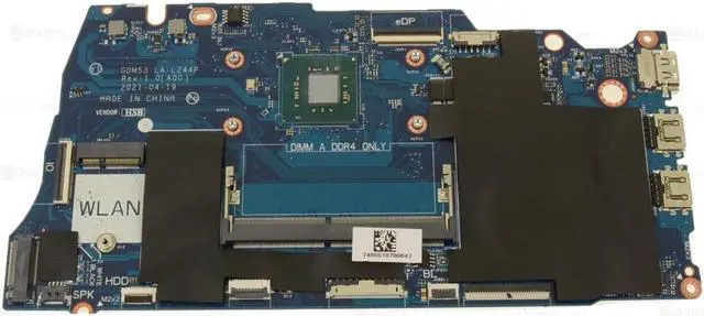Main image of Dell P1JG9 GDM53 LA-L244P Laptop Motherboard for Inspiron 15 3510 - Intel Pentium N5030 - Integrated Graphics - Single Slot DDR4