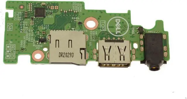 Alt view image 2 of 3 - Dell OEM Inspiron 7500 7501 Vostro 7500 USB Audio Port IO Circuit Board  TR90K