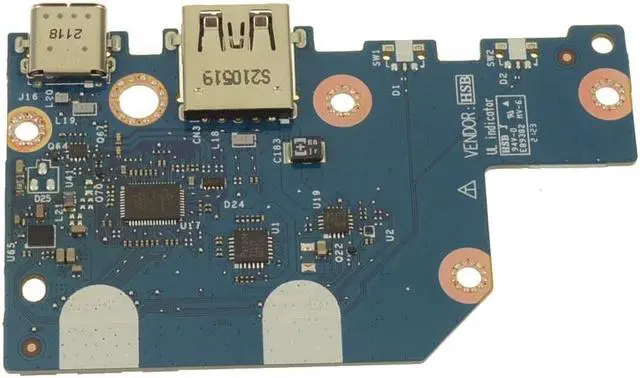 Alt view image 2 of 3 - Dell OEM Chromebook 3100 Laptop Right-Side USB Ports IO Circuit Board G61M2