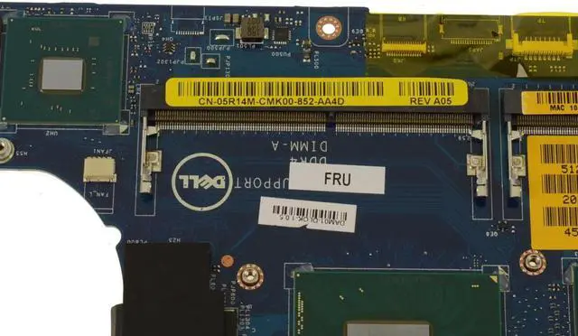 Alt view image 2 of 5 - Dell OEM Precision 5530 Motherboard System Board Nvidia Motherboard 5R14M