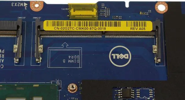 Alt view image 3 of 5 - Dell OEM Latitude 5590 Motherboard System Board Intel i5 Motherboard 2G2TC