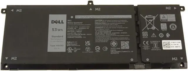 Alt view image 5 of 9 - Dell OEM Original Inspiron 5402 5502 Latitude 3510 4-Cell 53Wh Battery H5CKD