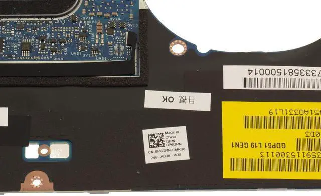 Alt view image 3 of 5 - Dell OEM XPS 9510 Motherboard System Board Intel i9 Up to Motherboard P6DRN