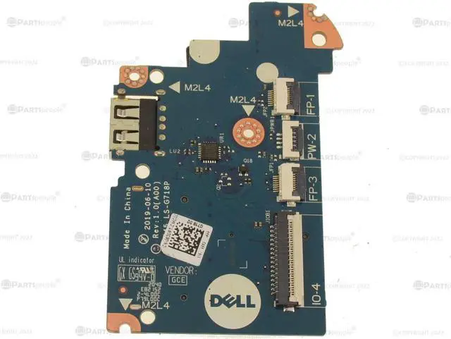 Main image of DELL OEM USB CARD READER BOARD W-CABLE INSPIRON 3501 P90F - 630RT LS-G718P