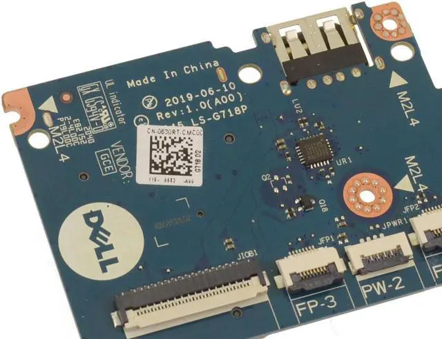 Alt view image 2 of 5 - DELL OEM USB CARD READER BOARD W-CABLE INSPIRON 3501 P90F - 630RT LS-G718P