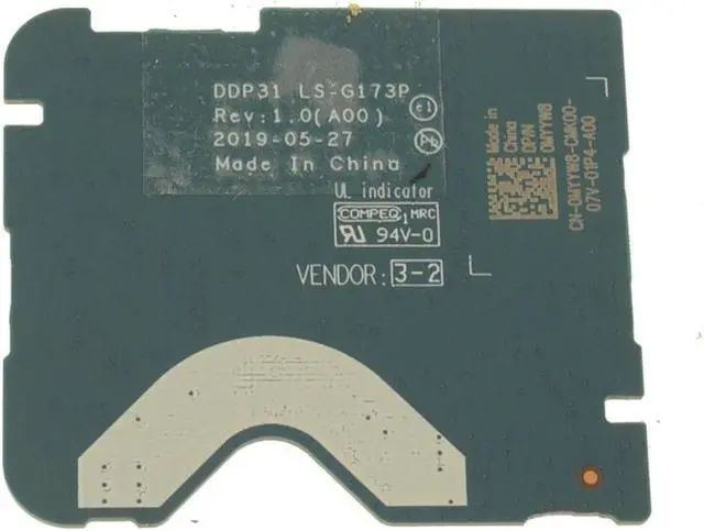 Alt view image 2 of 2 - Dell OEM XPS 7390 2-in-1 Junction Circuit Board for Palmrest MYYW8