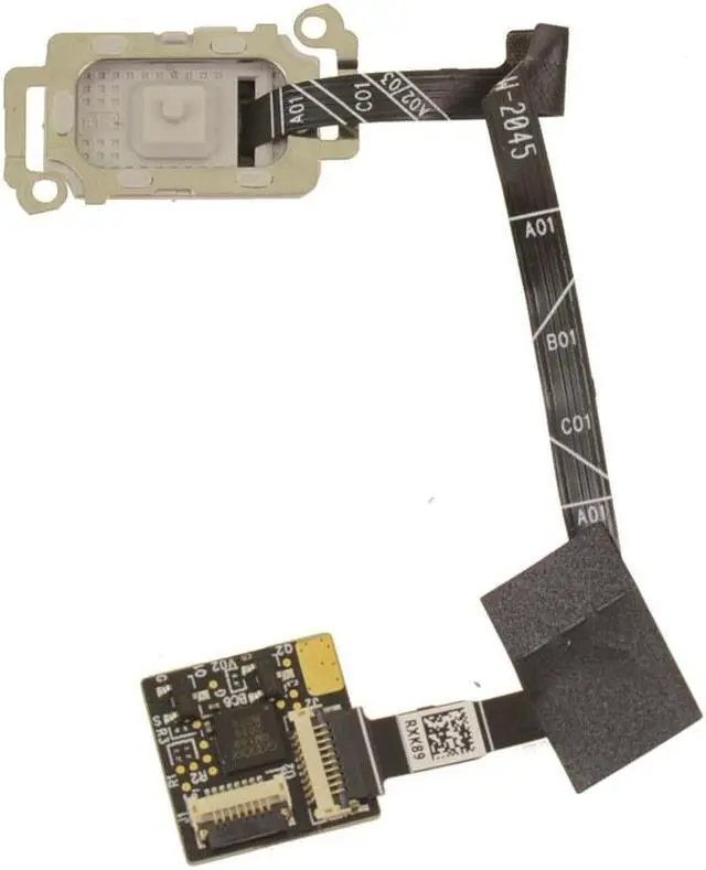 Alt view image 2 of 2 - Dell OEM Inspiron 7490 Power Button Fingerprint Reader Module Circuit  I7490FP