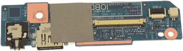 Alt view image 2 of 4 - Dell OEM Inspiron 7405 2-in-1 Right-side IO Circuit Board SD Slot Audio  RRT4V