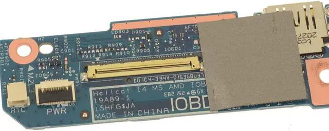 Alt view image 3 of 4 - Dell OEM Inspiron 7405 2-in-1 Right-side IO Circuit Board SD Slot Audio  RRT4V