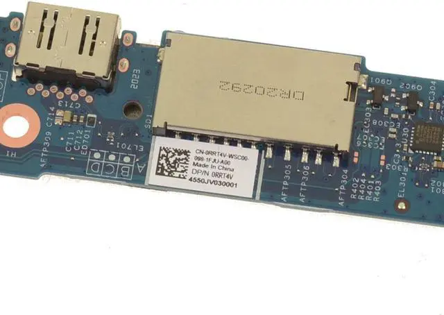 Alt view image 4 of 4 - Dell OEM Inspiron 7405 2-in-1 Right-side IO Circuit Board SD Slot Audio  RRT4V