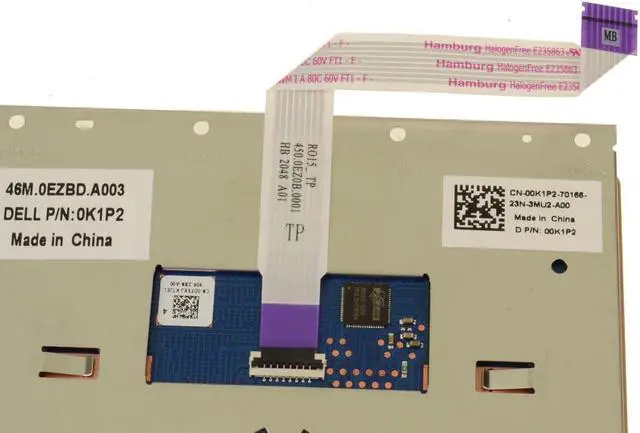 Alt view image 3 of 3 - Dell OEM Inspiron 7586 2-in-1 Touchpad Sensor Module Cable Mouse Buttons 0K1P2