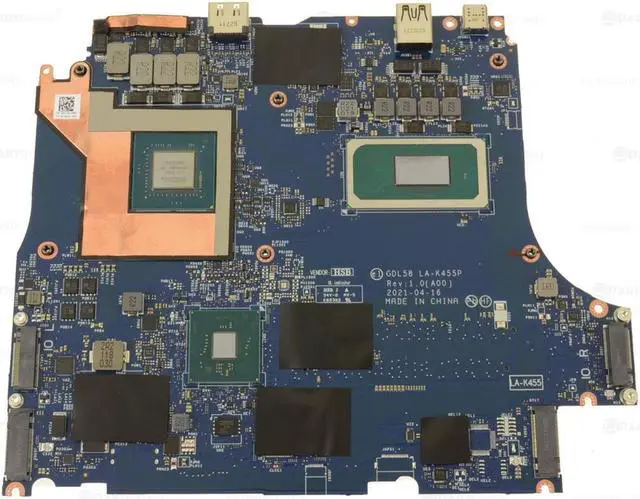 Main image of Dell OEM G Series G15 5511 Motherboard System Board Intel i7 Motherboard CVHV1