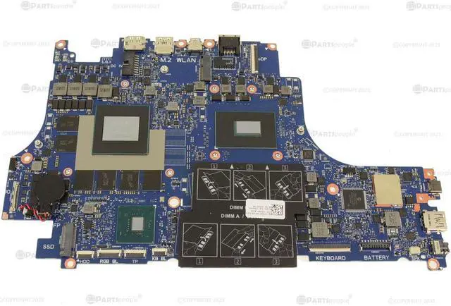 Main image of Dell OEM G Series G7 7590 Motherboard System Board Core i7 Motherboard 39C7M