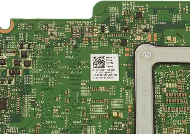 Alt view image 6 of 7 - Dell OEM Latitude 13 3379 Motherboard System Board  Intel Core i3 2GHz CPU NMKX7