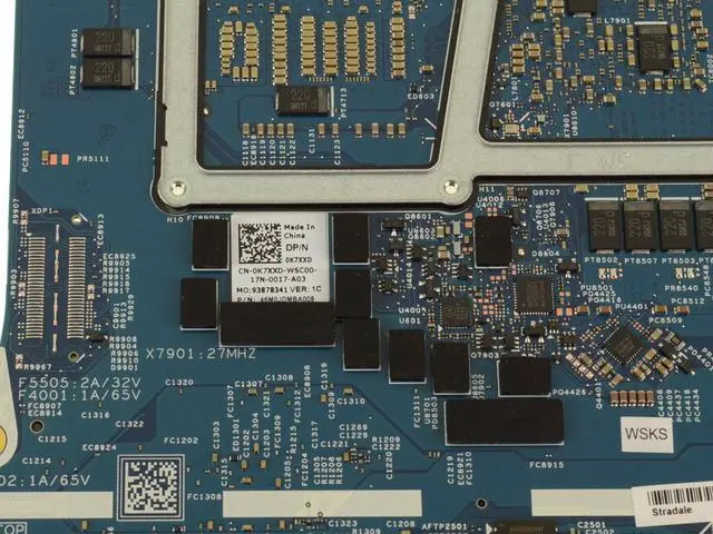 Alt view image 3 of 5 - Dell OEM Precision 5750 Motherboard System Board Intel Xeon Motherboard K7XXD