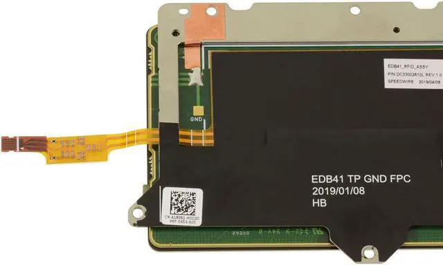Alt view image 3 of 3 - Dell OEM Latitude 7400 2-in-1 Touchpad Sensor Module Mouse Buttons NFCA189S1