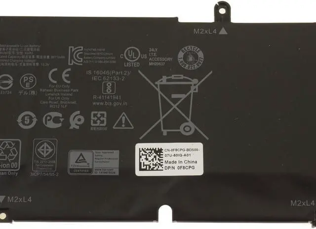 Alt view image 4 of 6 - Dell OEM Original Precision 5750 5760 XPS 9700 9710 6-Cell 97Wh Battery XG4K6