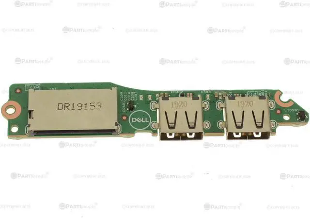 Main image of Dell OEM G Series G3 3590 SD Card Reader USB Port IO Circuit Board V75C6