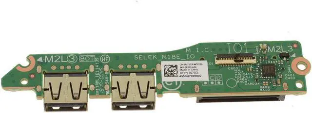 Alt view image 2 of 3 - Dell OEM G Series G3 3590 SD Card Reader USB Port IO Circuit Board V75C6