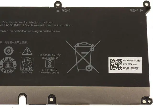 Alt view image 4 of 6 - Dell 8FCTC Replacement Battery For XPS 15 9500 - 3-cell - Lithium-ion - 56 Wh - 11.4 Volts