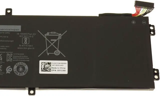 Alt view image 5 of 5 - Dell Original Inspiron 7501 Vostro 7500 G7 7700 6-Cell 97Wh OEM Battery XYCW0