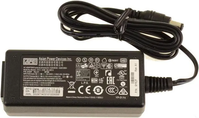 Alt view image 3 of 5 - New Dell OEM Wyse 3010 AC Power Adapter 30W 30 watt 9Y62F