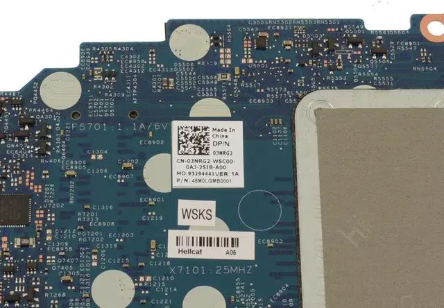 Alt view image 4 of 5 - Dell Insipron 5406 & 7506 Silver 2in1 Intel Core i3-1115G4 DDR4 Laptop Motherboard 3NRG2