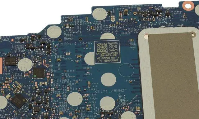 Alt view image 4 of 6 - Dell WNVYK Select Inspiron Series Laptop Motherboard With Intel i5-1135G7 CPU - DDR4 Compatibility