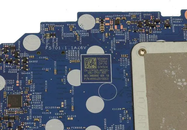 Alt view image 3 of 4 - Dell OEM Inspiron 5400 2-in-1 Motherboard System Board Core Motherboard 7K5DX