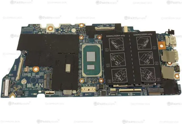 Alt view image 2 of 5 - Dell W3XW5 Genuine Inspiron 5502 Laptop Motherboard - CPU Included - 1.7 GHz - DDR4 Compatible
