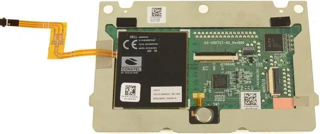 Alt view image 2 of 2 - Dell OEM Latitude 7310 Laptop Touchpad Sensor Module Mouse Buttons RFIDF2V6V