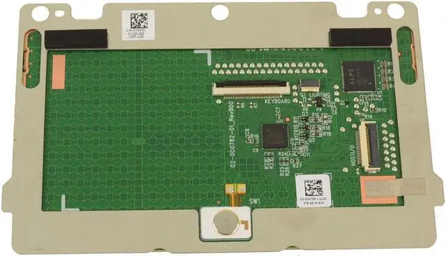 Alt view image 2 of 2 - Dell OEM Latitude 7410 Laptop Touchpad Sensor Module  Bracket Gray YRP61 VK75D