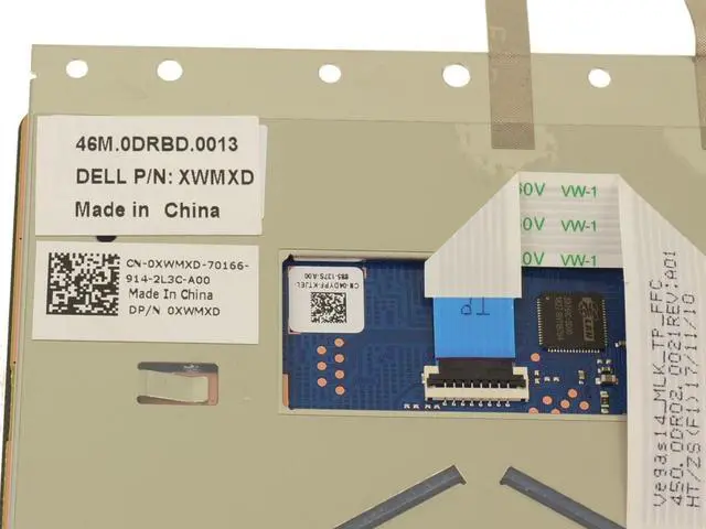 Alt view image 3 of 3 - New Dell OEM Vostro 15 3572 Touchpad Sensor Module  Cable XWMXD