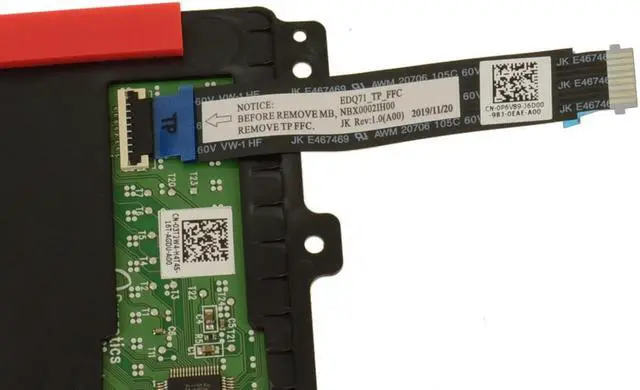 Alt view image 3 of 4 - New Dell OEM Alienware m17 R2 Touchpad Sensor Module Kit  Cable CNTPX