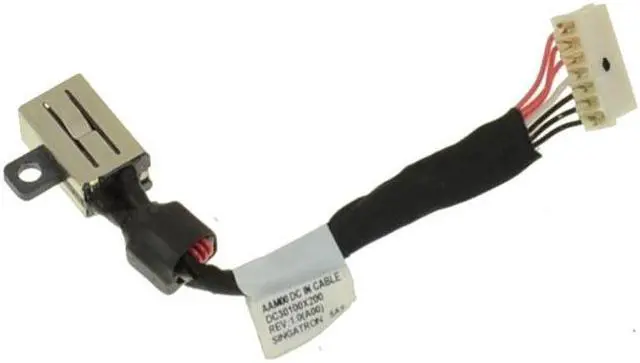 Alt view image 2 of 3 - Dell OEM Precision 5510 5520 XPS 9550 9560 9570 DC Power Input Jack  Cable 64TM0