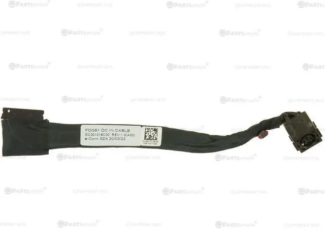 Main image of OEM Alienware m15 R3 DC Power Input Jack Plug  Cable N2TFJ