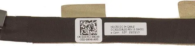 Alt view image 4 of 5 - Dell OEM Precision 7670 7680 DC Power Input Jack  Cable VD7CJ