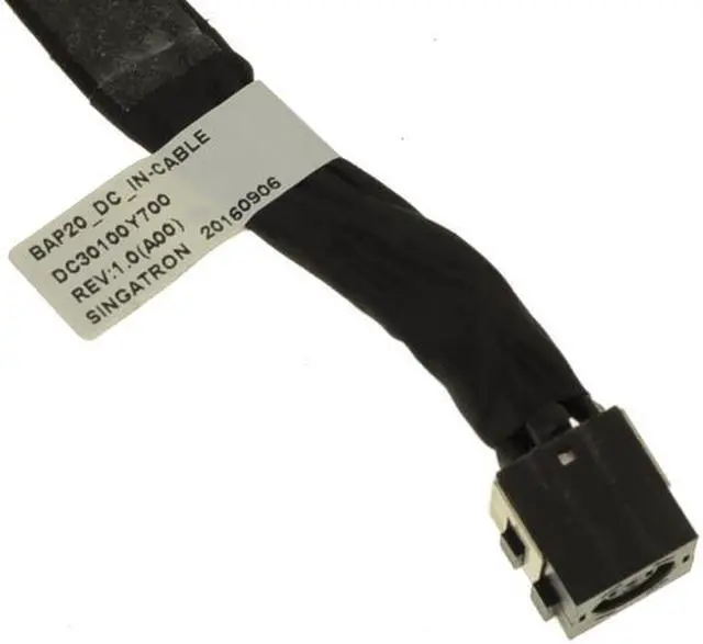 Alt view image 6 of 7 - Dell Alienware 17 R4 AC DC Power Jack Charging Port w/ Cable Harness 0K5M1 Grade B