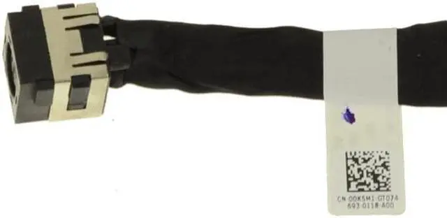 Alt view image 7 of 7 - Dell Alienware 17 R4 AC DC Power Jack Charging Port w/ Cable Harness 0K5M1 Grade B