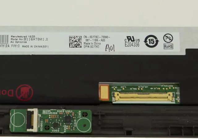 Alt view image 3 of 4 - Dell OEM Inspiron 3168 3169 3185 11.6" TouchScreen LCD LCD Screen 529JXG7TKC
