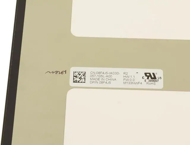 Alt view image 4 of 6 - Dell 4PCTG 13.3-inch Replacement Touch Screen LCD Screen For Inspiron 13 7386 - 1920 x 1080 - 30-pin Connector