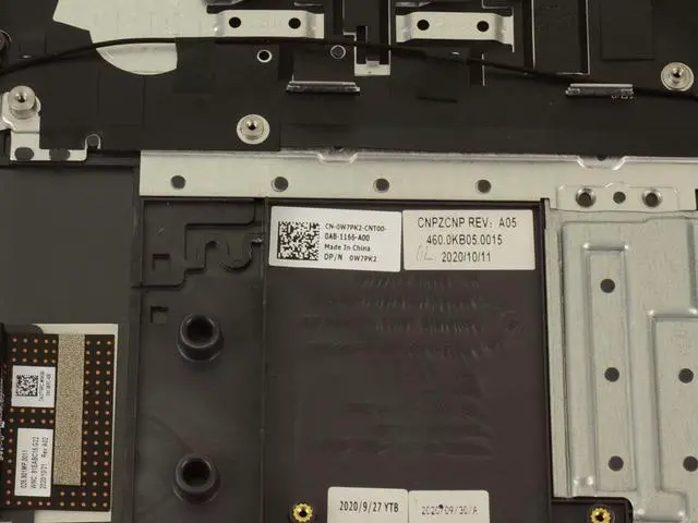 Alt view image 3 of 4 - New Dell OEM Vostro 5501 5502 Palmrest Backlit Keyboard Assembly W7PK2 G2VT3