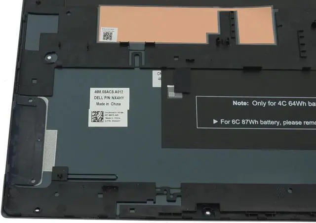 Alt view image 4 of 5 - New Dell OEM Inspiron 16 7630 2-in-1 Bottom Base Assembly NX4HY