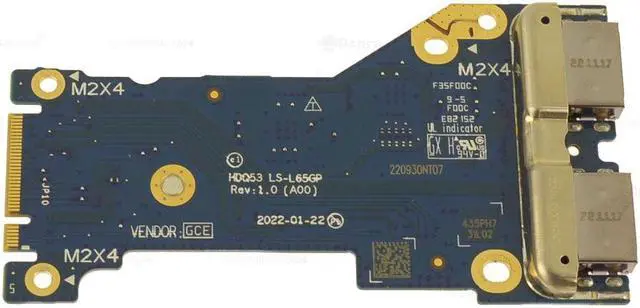 Main image of OEM Alienware m15 R7 AMD USB Ports IO Circuit Board HD Cam RTX 3050  NGTM3